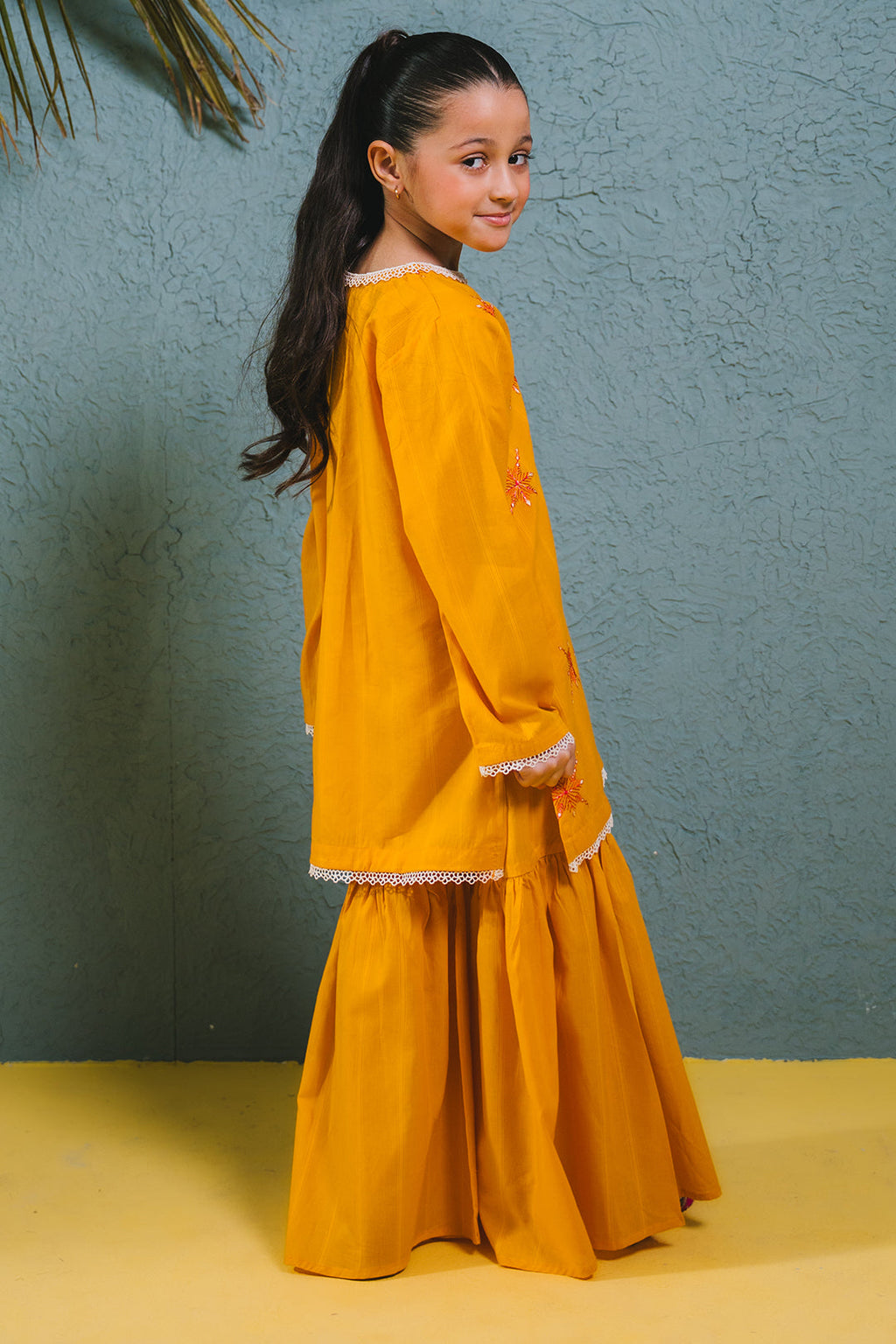 Zellbury Girls | 2 Piece Lawn | Embroidered Kurta Trouser - 2465 - Libasekhas
