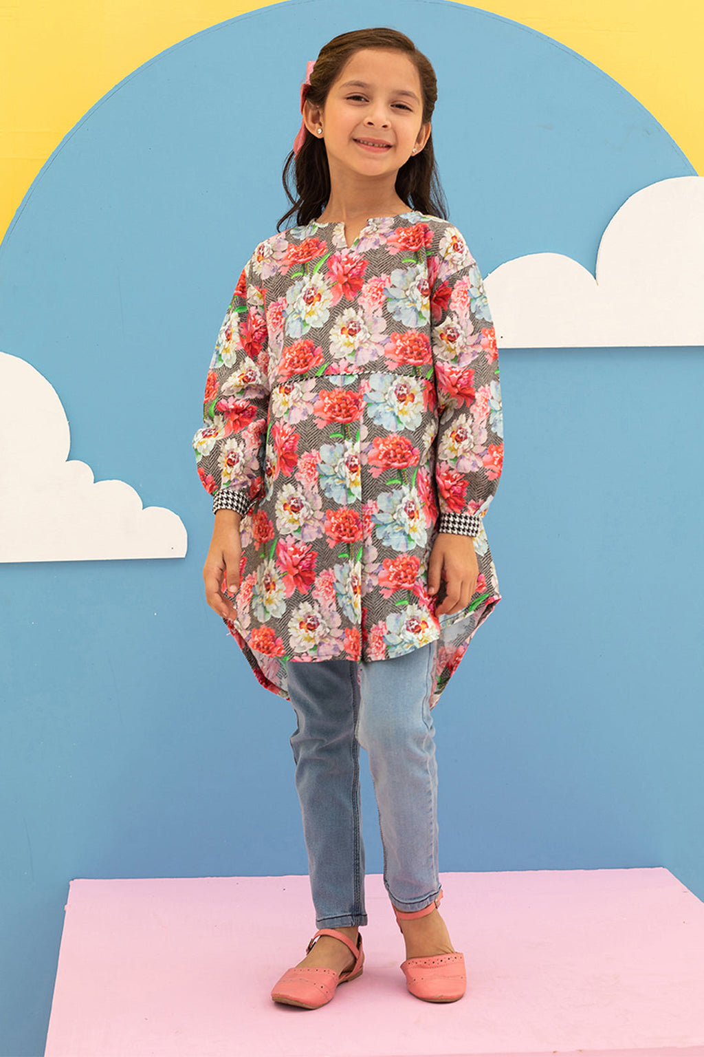 Zellbury Girls | 1 Piece Khaddar | Kurta - 1223 - Libasekhas