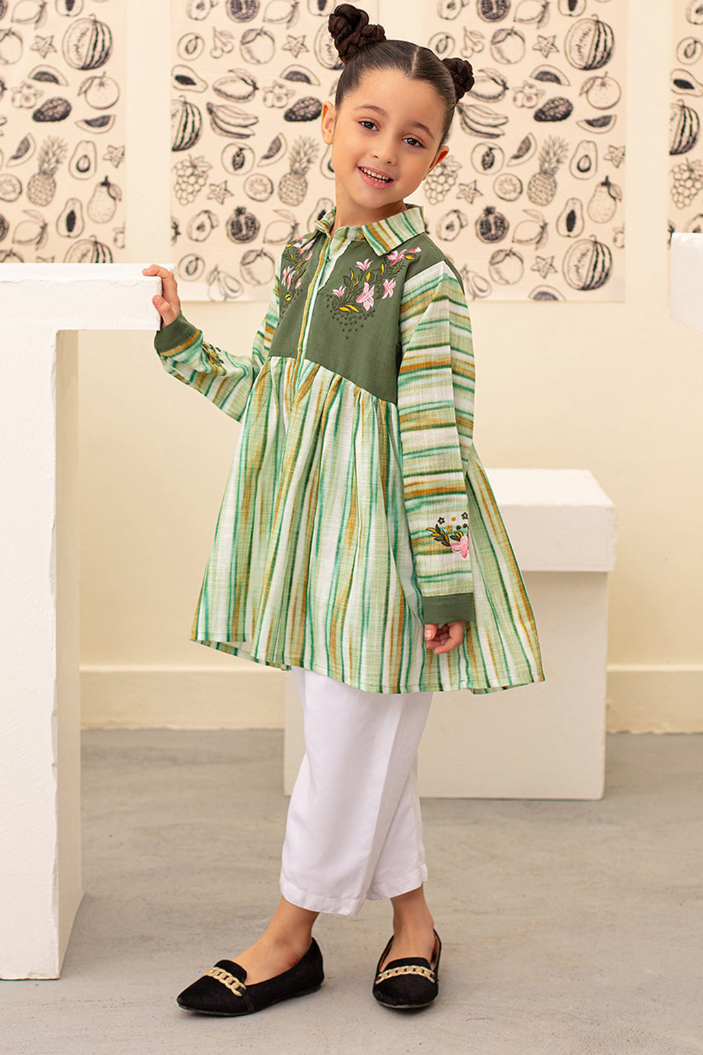 Zellbury Girls | 1 Piece Khaddar | Kurta - 1227 - Libasekhas