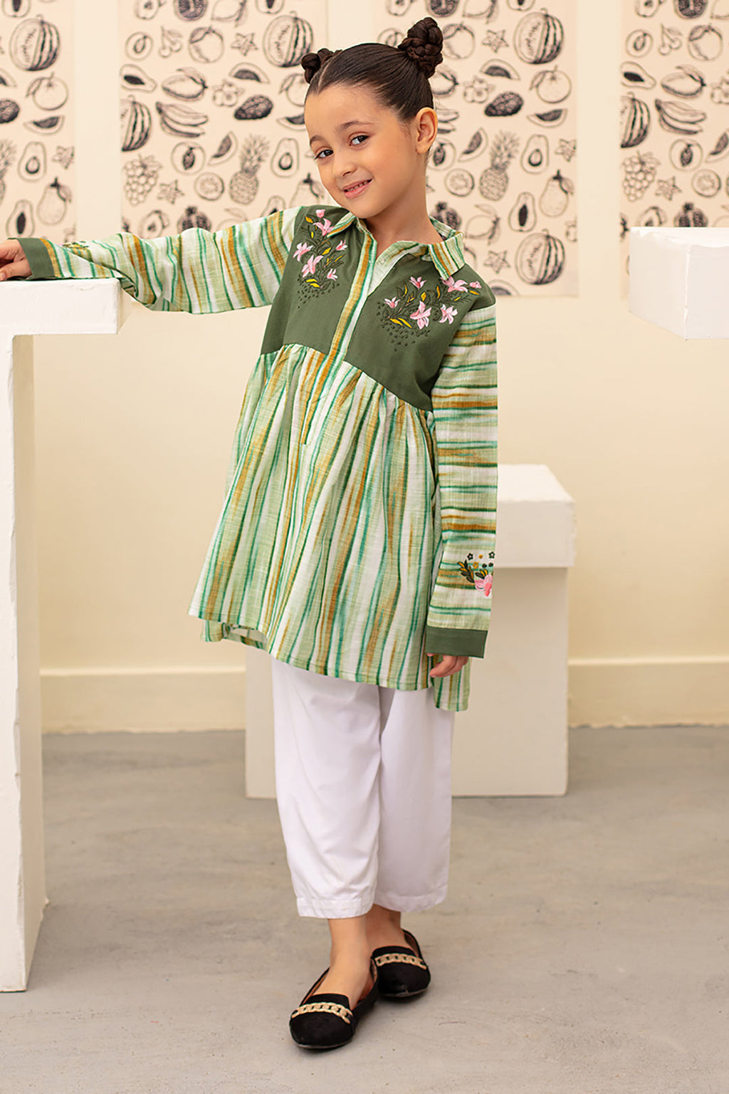 Zellbury Girls | 1 Piece Khaddar | Kurta - 1227 - Libasekhas