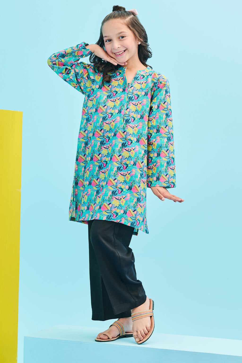 Zellbury Girls | 1 Piece Khaddar | Kurta - 1173 - Libasekhas