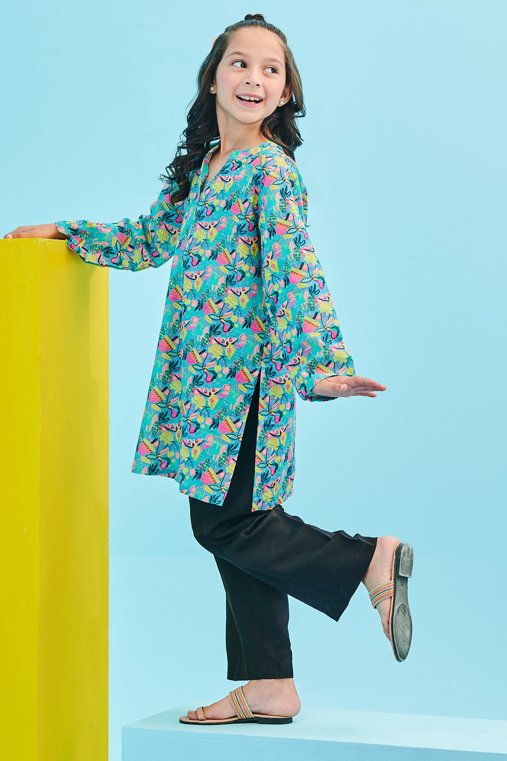 Zellbury Girls | 1 Piece Khaddar | Kurta - 1173 - Libasekhas