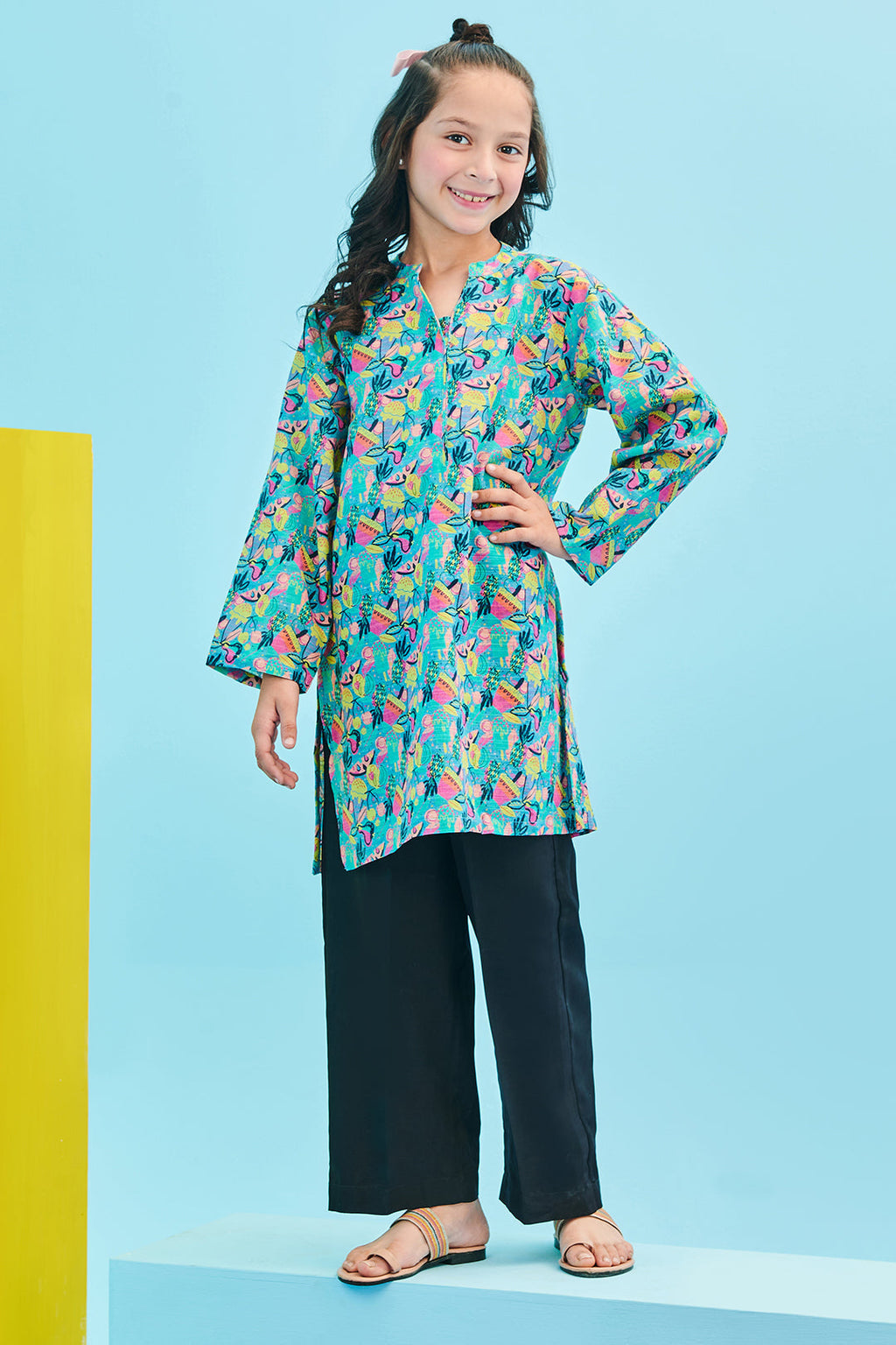 Zellbury Girls | 1 Piece Khaddar | Kurta - 1173 - Libasekhas