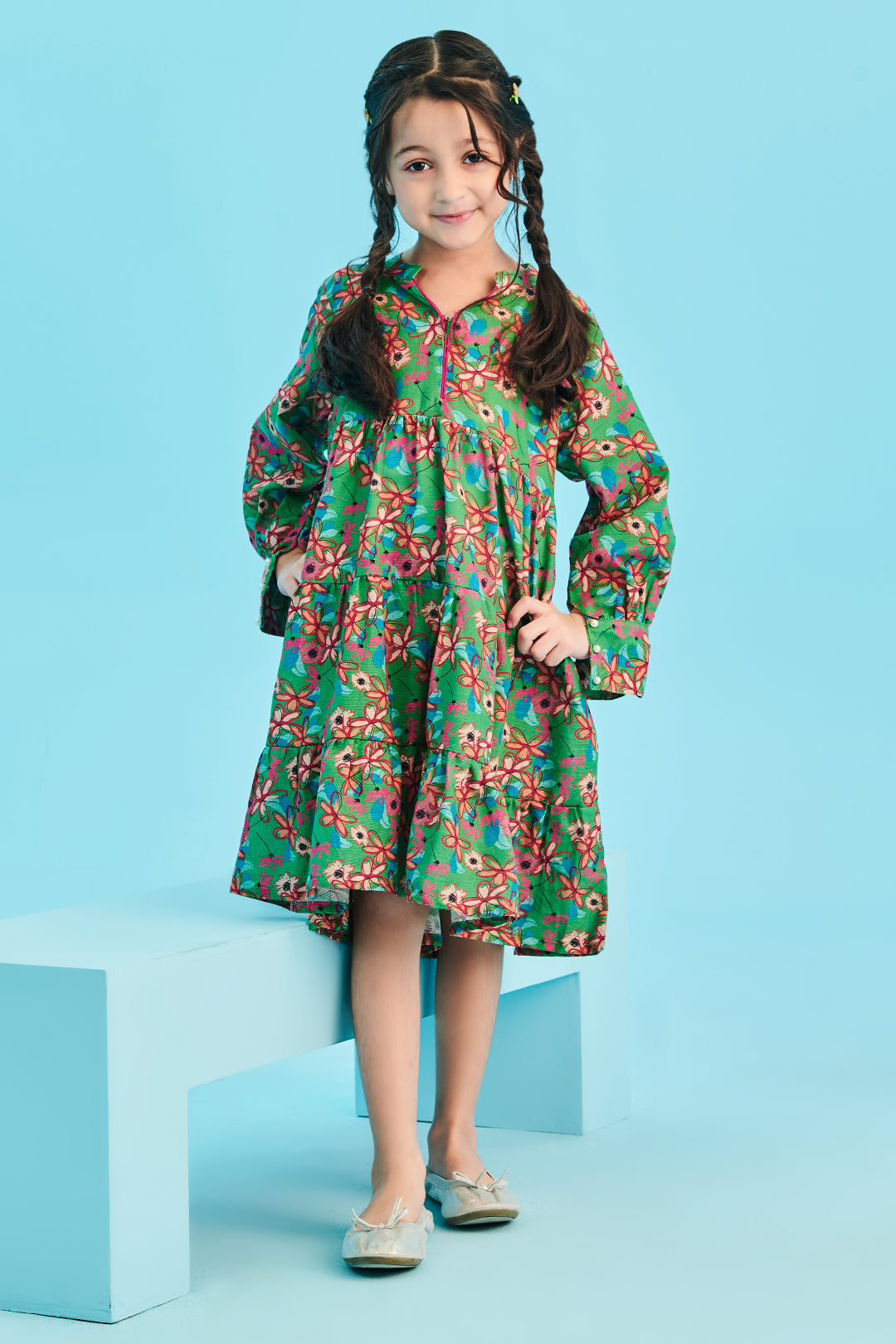 Zellbury Girls | 1 Piece Khaddar | Kurta - 1715 - Libasekhas