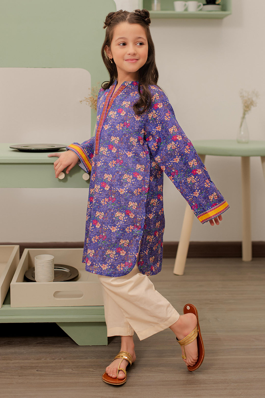 Zellbury Girls | 1 Piece Khaddar | Kurta - 1753 - Libasekhas