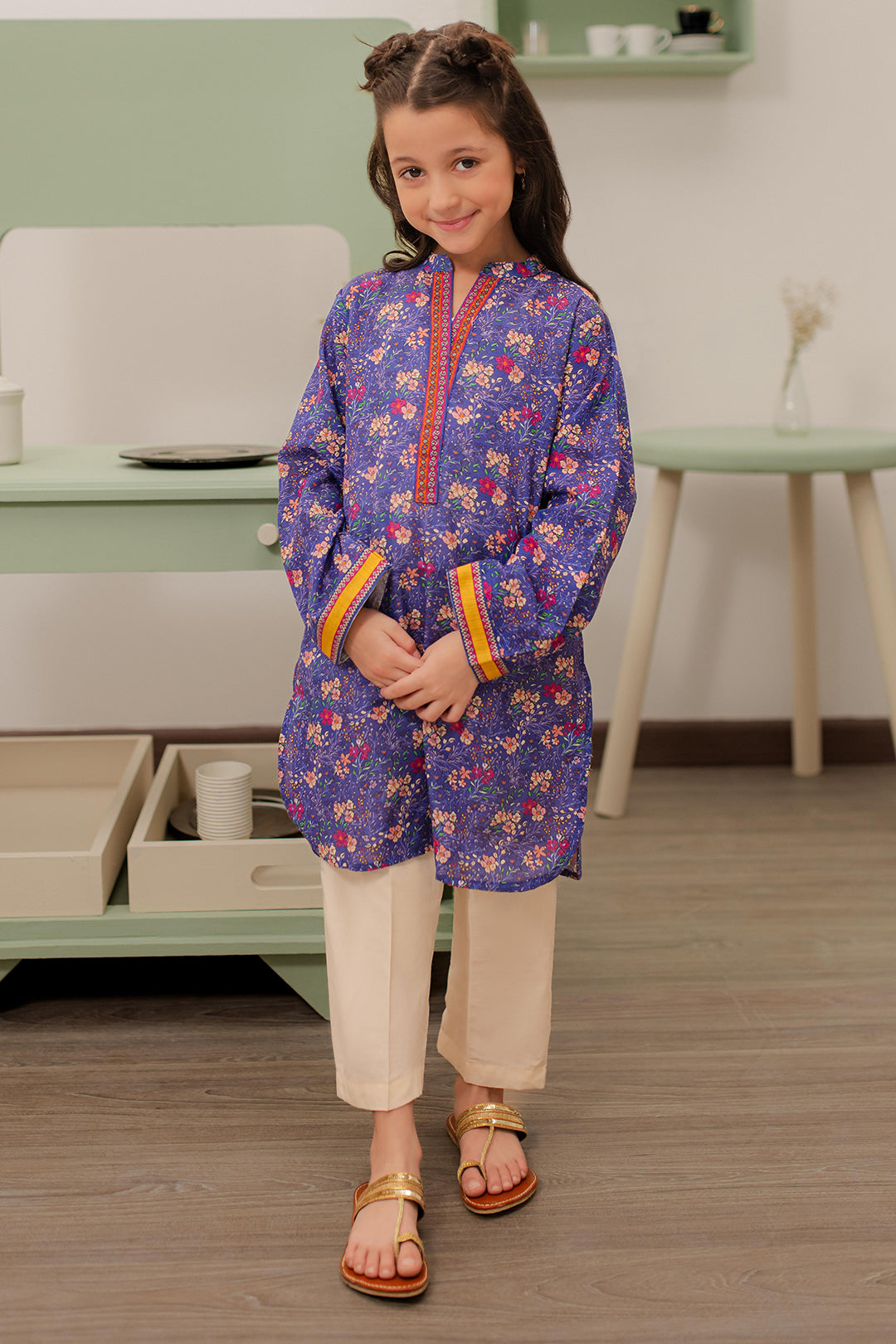 Zellbury Girls | 1 Piece Khaddar | Kurta - 1753 - Libasekhas