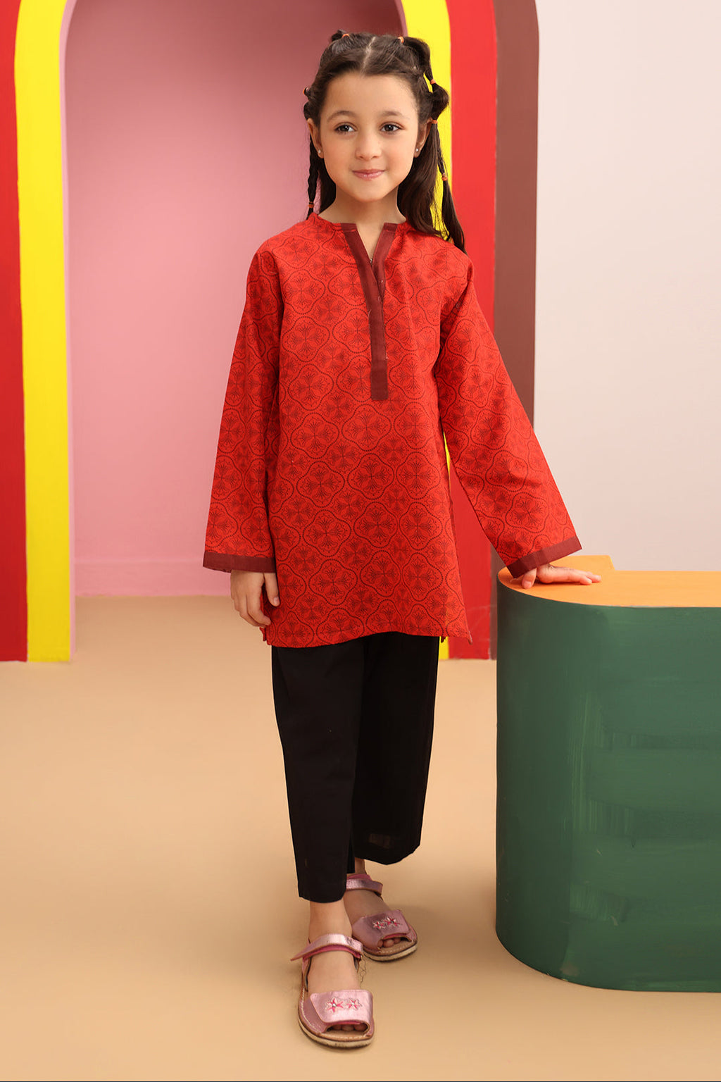 Zellbury Girls | 1 Piece Khaddar | Kurta - 1764 - Libasekhas
