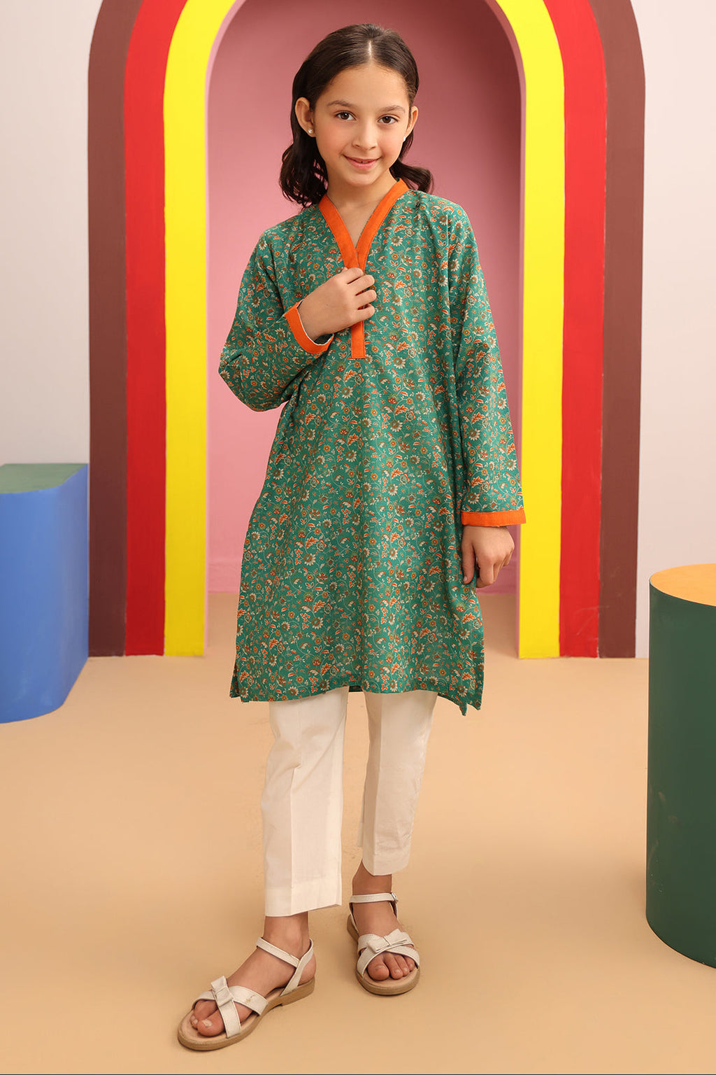 Zellbury Girls | 1 Piece Khaddar | Kurta - 1776 - Libasekhas