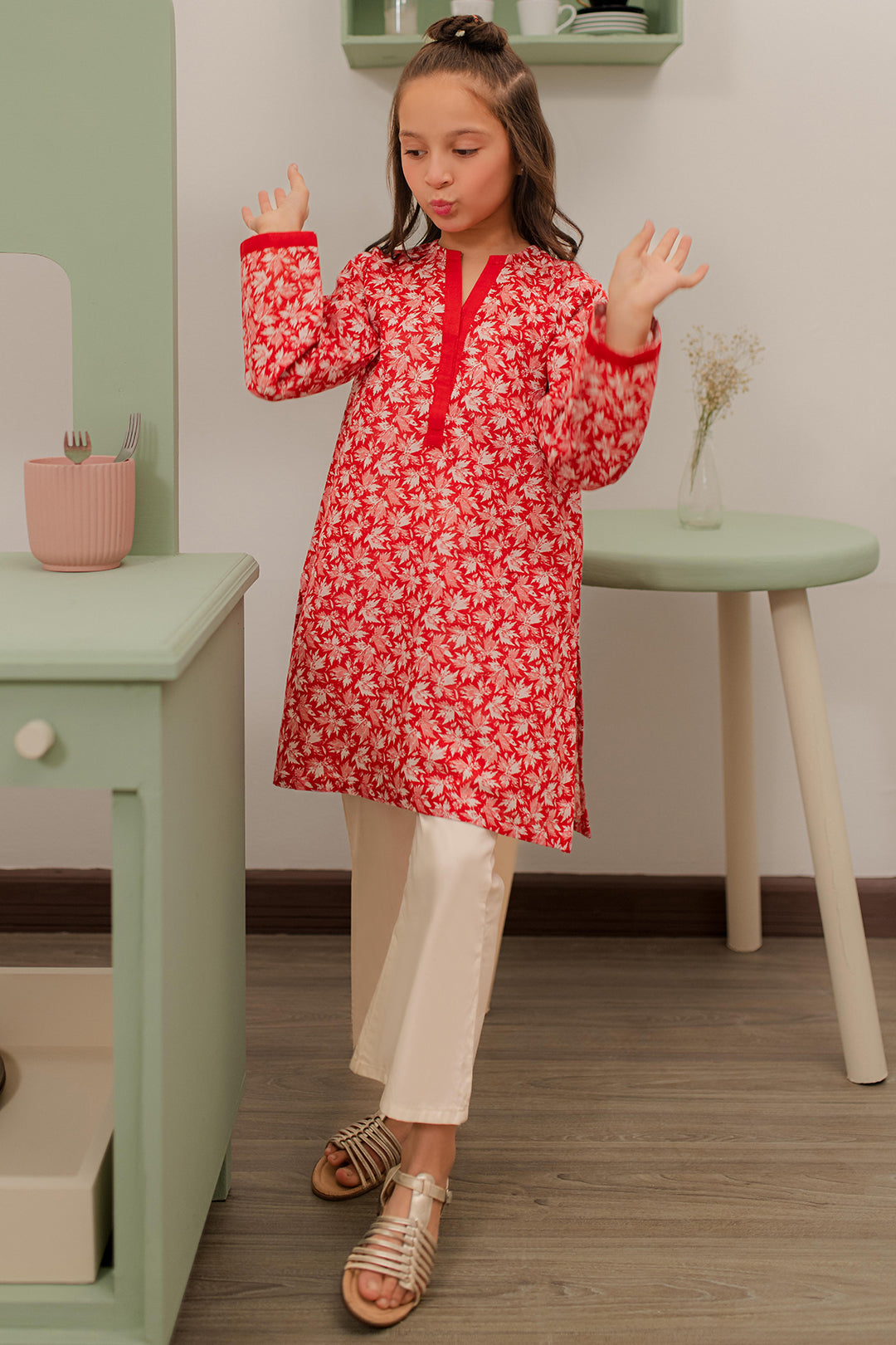 Zellbury Girls | 1 Piece Khaddar | Kurta - 1777 - Libasekhas