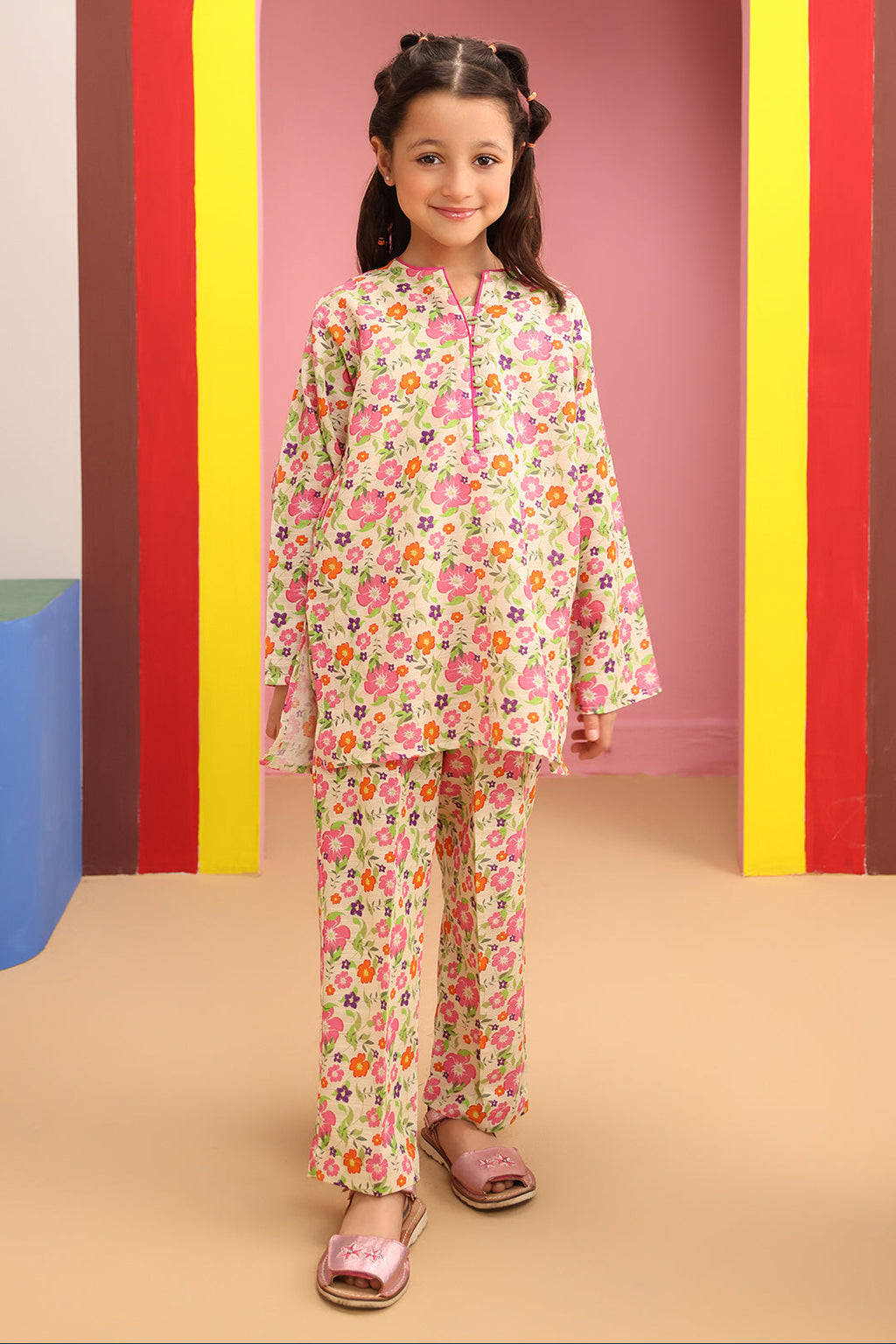 Zellbury Girls | 2 Piece Khaddar | Kurta Trouser - 2749 - Libasekhas