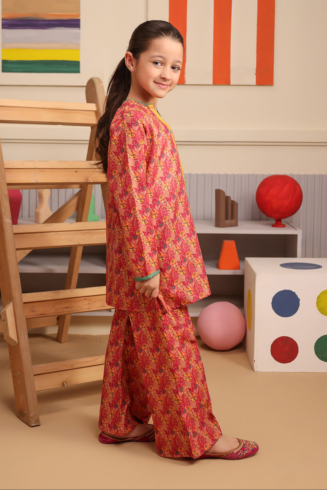 Zellbury Girls | 2 Piece Karandi | Kurta Trouser - 2759 - Libasekhas