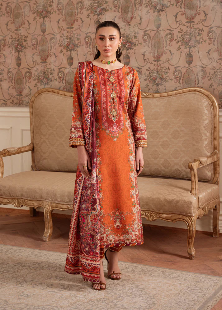 Gulaal | Velouré Printed Silk | Rustic Regalia