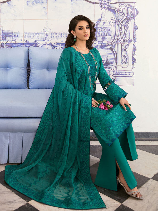 Gulaal | Embroidered Chiffon 23 | Sairaab - House Of Anaya