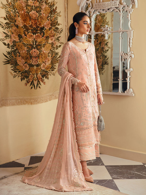 Gulaal | Embroidered Chiffon 23 | ROSALIE GL-EC-23V1-03 - House Of Anaya