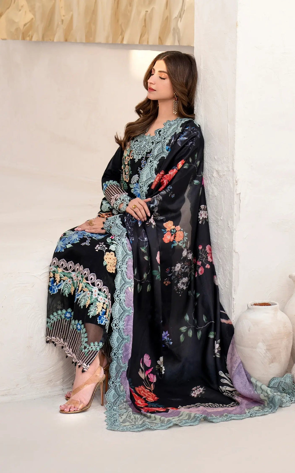 Asifa and Nabeel | Azalia Summer 25 | Garden Rose (AZL25-05) - Riwayat-e-Khas
