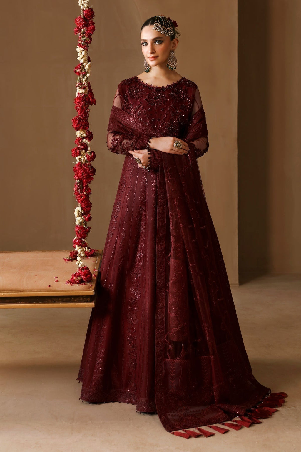 Alizeh | Reena Wedding Formals | AF-HM-4022-GULAB - House Of Anaya