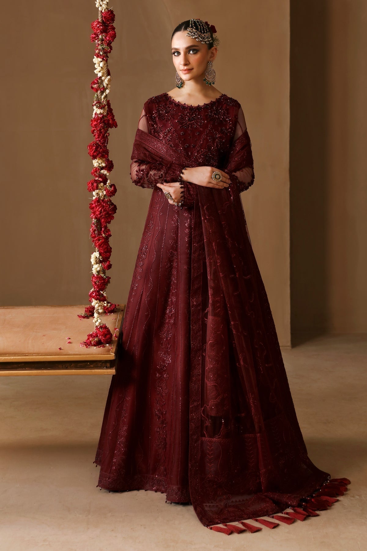 Alizeh | Reena Wedding Formals | AF-HM-4022-GULAB - House Of Anaya