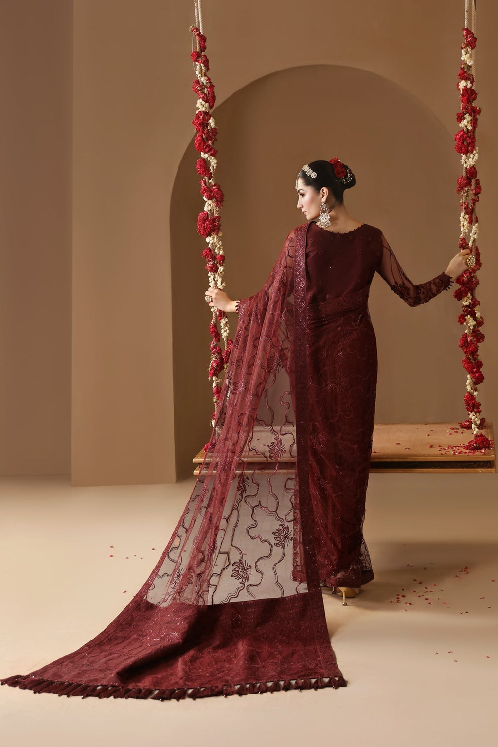 Alizeh | Reena Wedding Formals | AF-HM-4022-GULAB - House Of Anaya