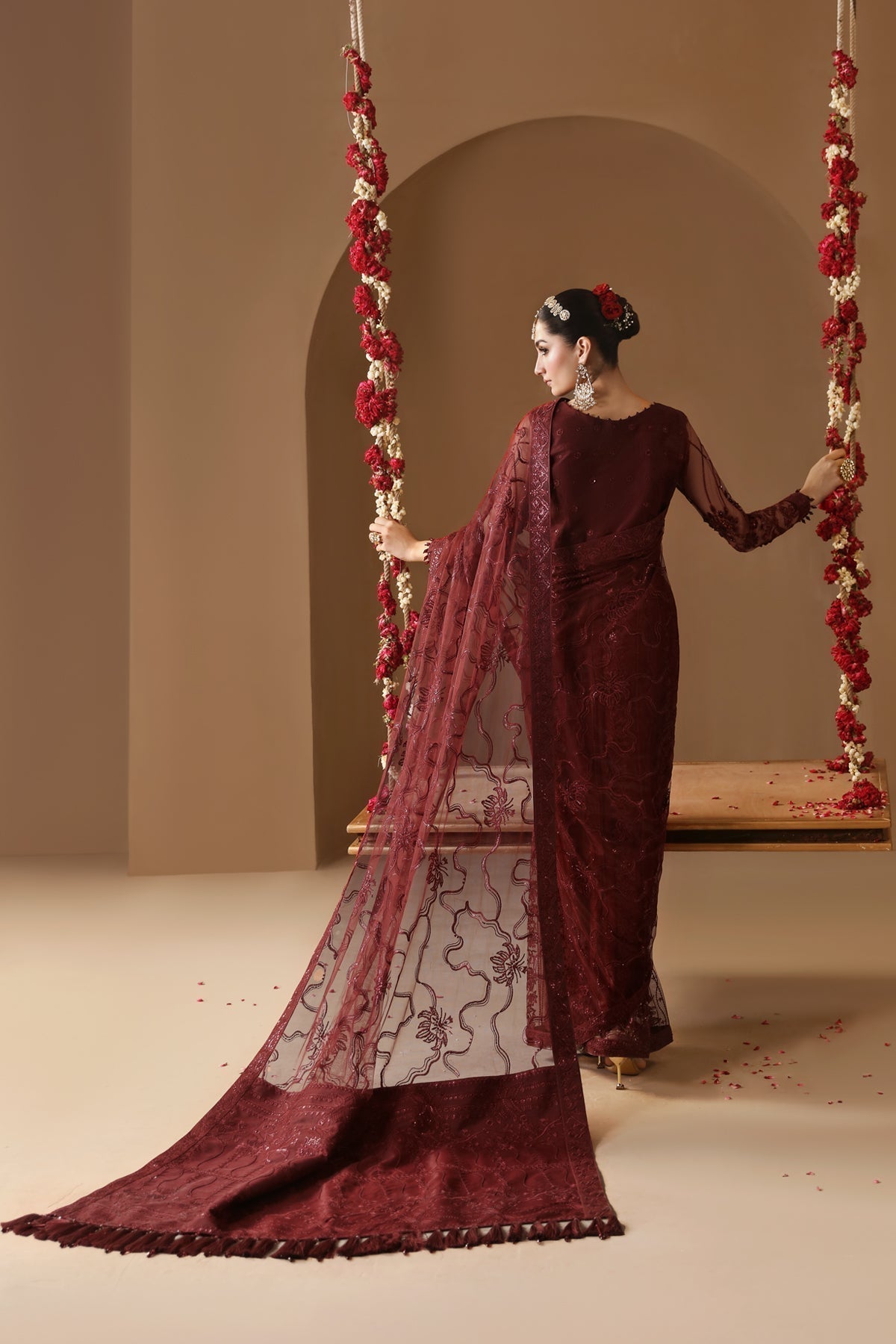 Alizeh | Reena Wedding Formals | AF-HM-4022-GULAB - House Of Anaya