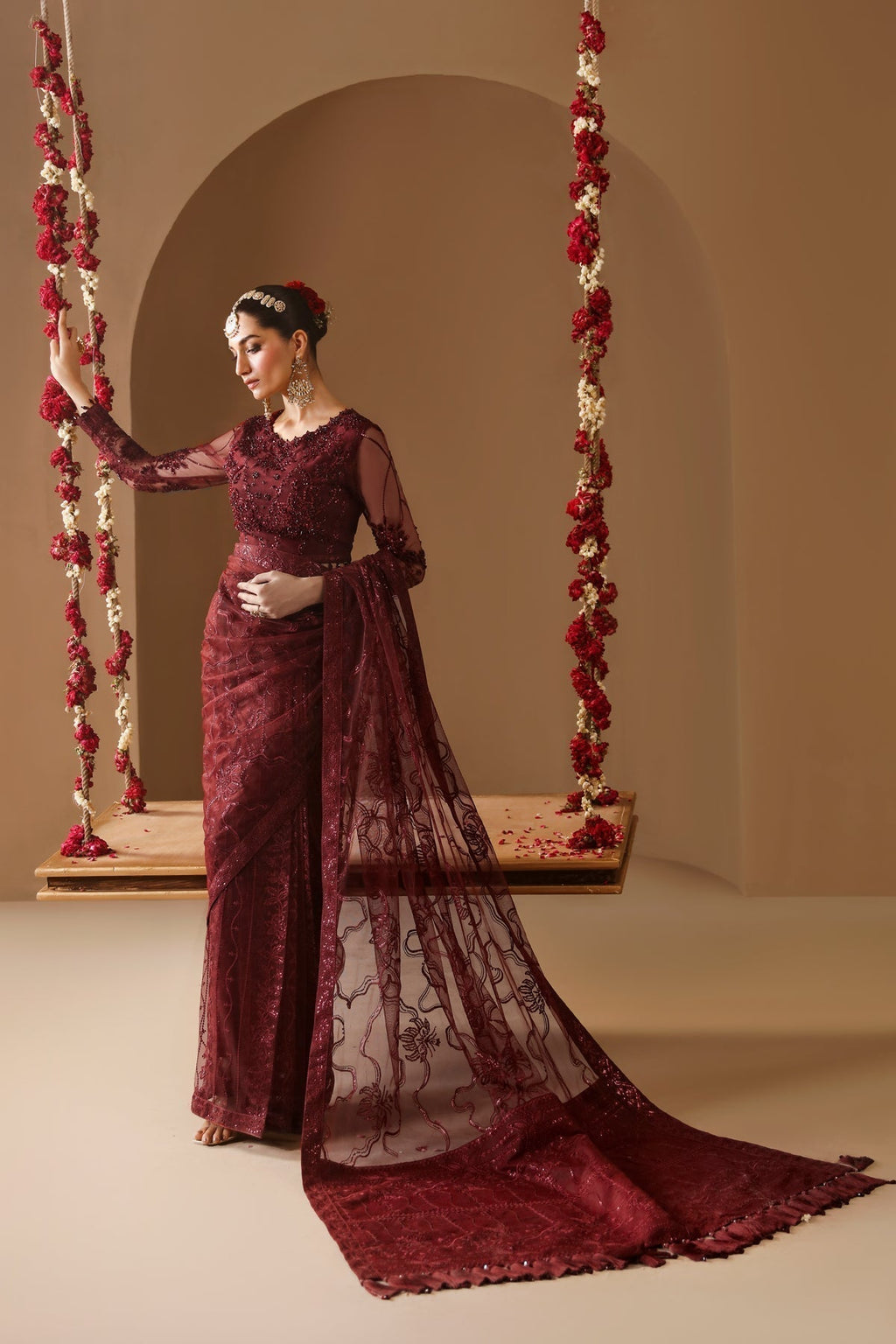 Alizeh | Reena Wedding Formals | AF-HM-4022-GULAB - House Of Anaya