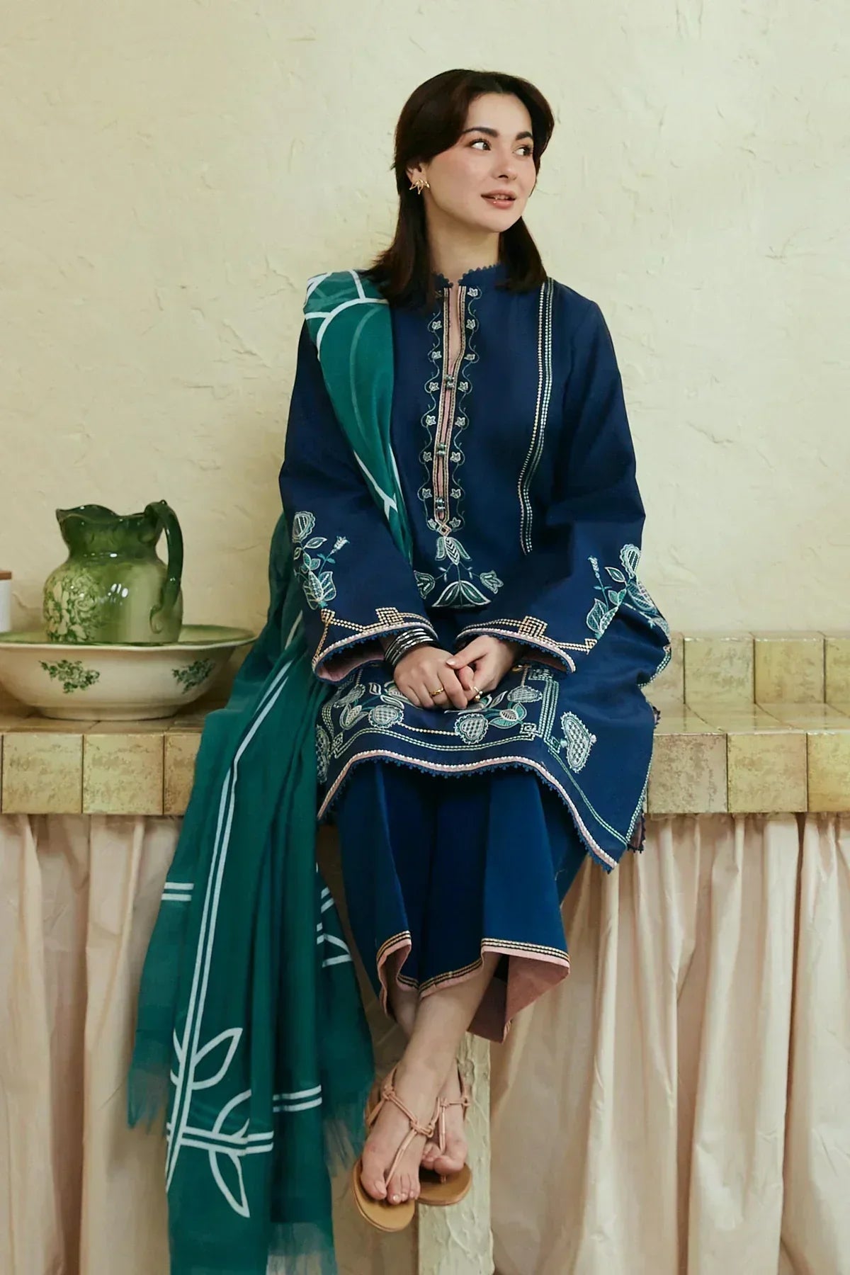 Zara Shahjahan | Coco Lawn 24 | GUL MOHAR-3B - House Of Anaya