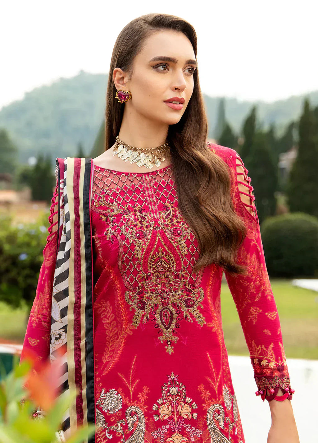 Gulaal | Springtime Ballet | CHERIE (GL-L-24V1-04) - House Of Anaya