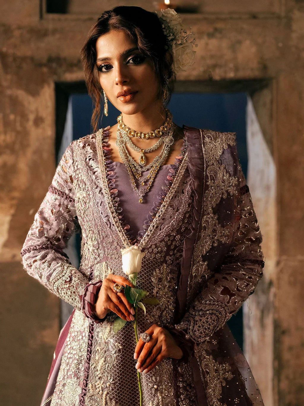 Maryam Hussain | Gulaab Wedding Formals 24 | JHIL MIL - Riwayat-e-Khas