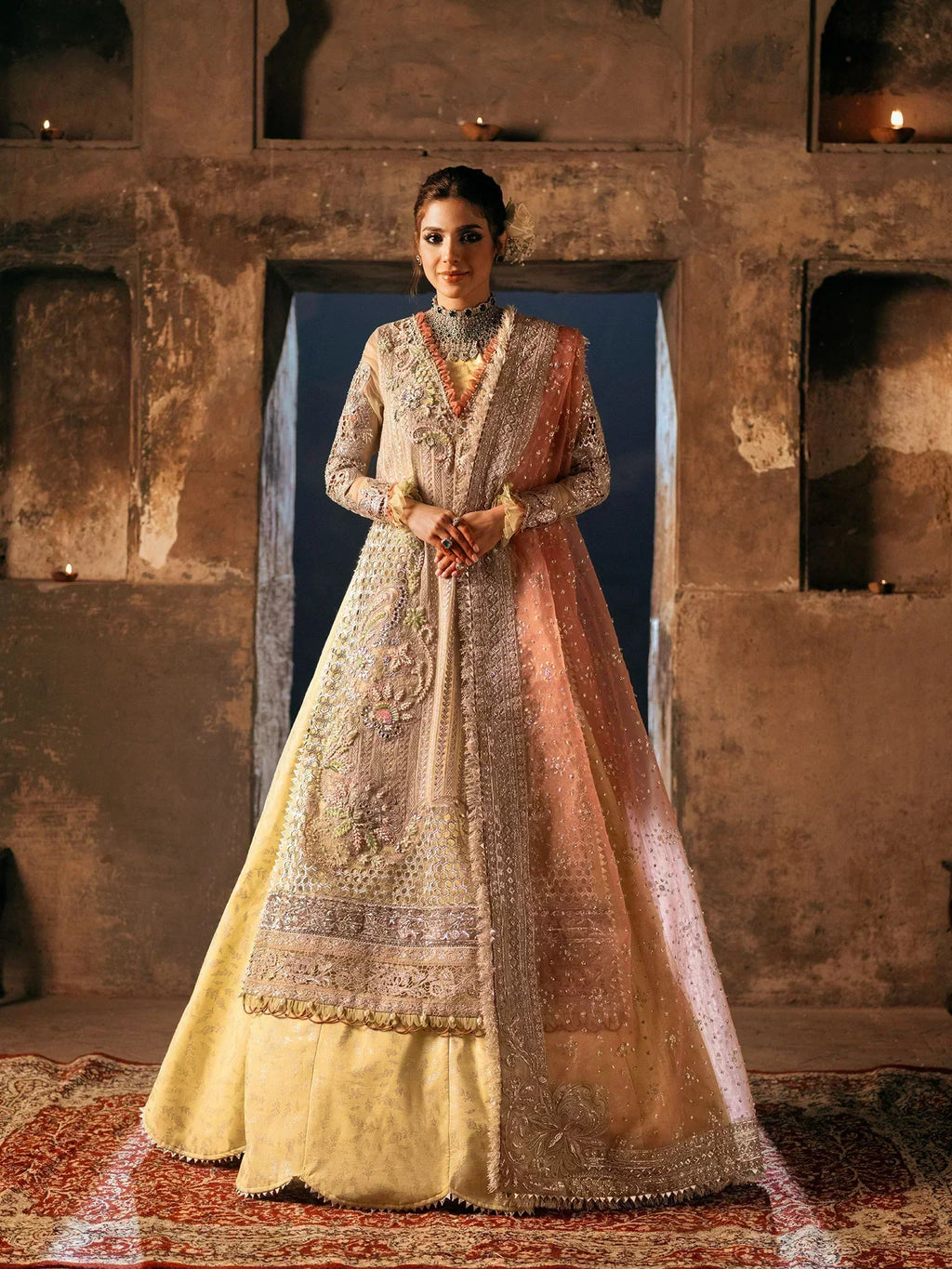 Maryam Hussain | Gulaab Wedding Formals 24 | Marwa - Riwayat-e-Khas