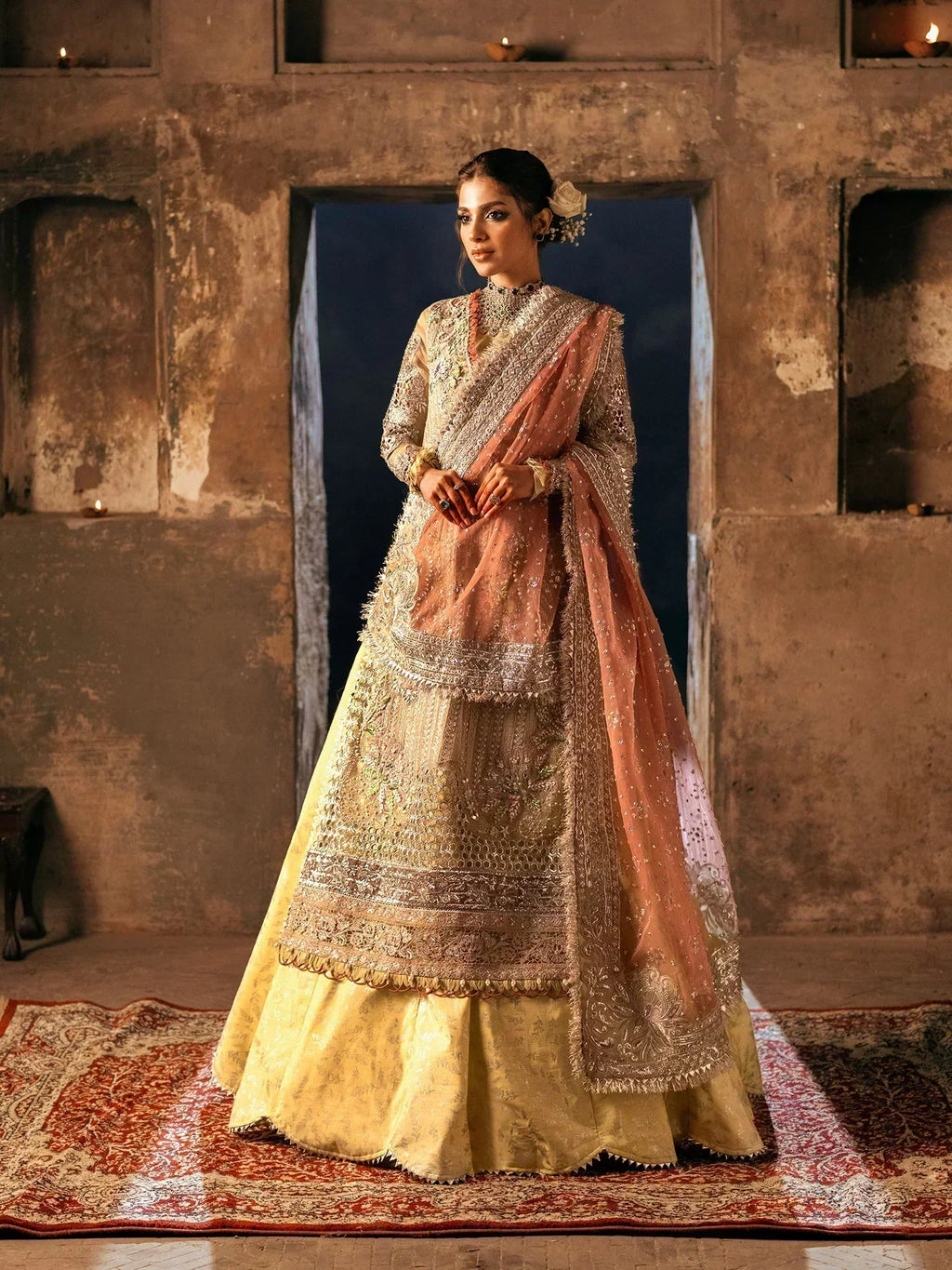 Maryam Hussain | Gulaab Wedding Formals 24 | Marwa - Riwayat-e-Khas