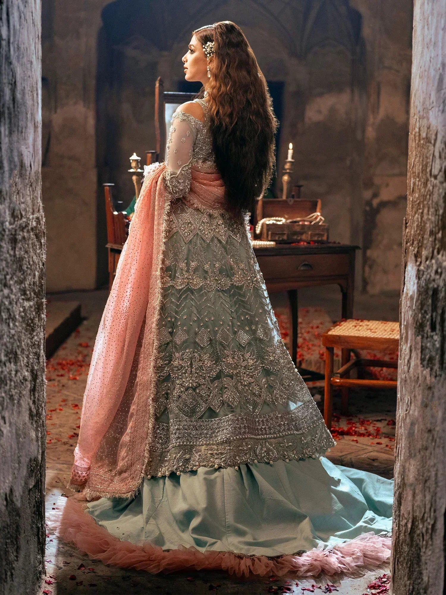 Maryam Hussain | Gulaab Wedding Formals 24 | Roshan - Riwayat-e-Khas