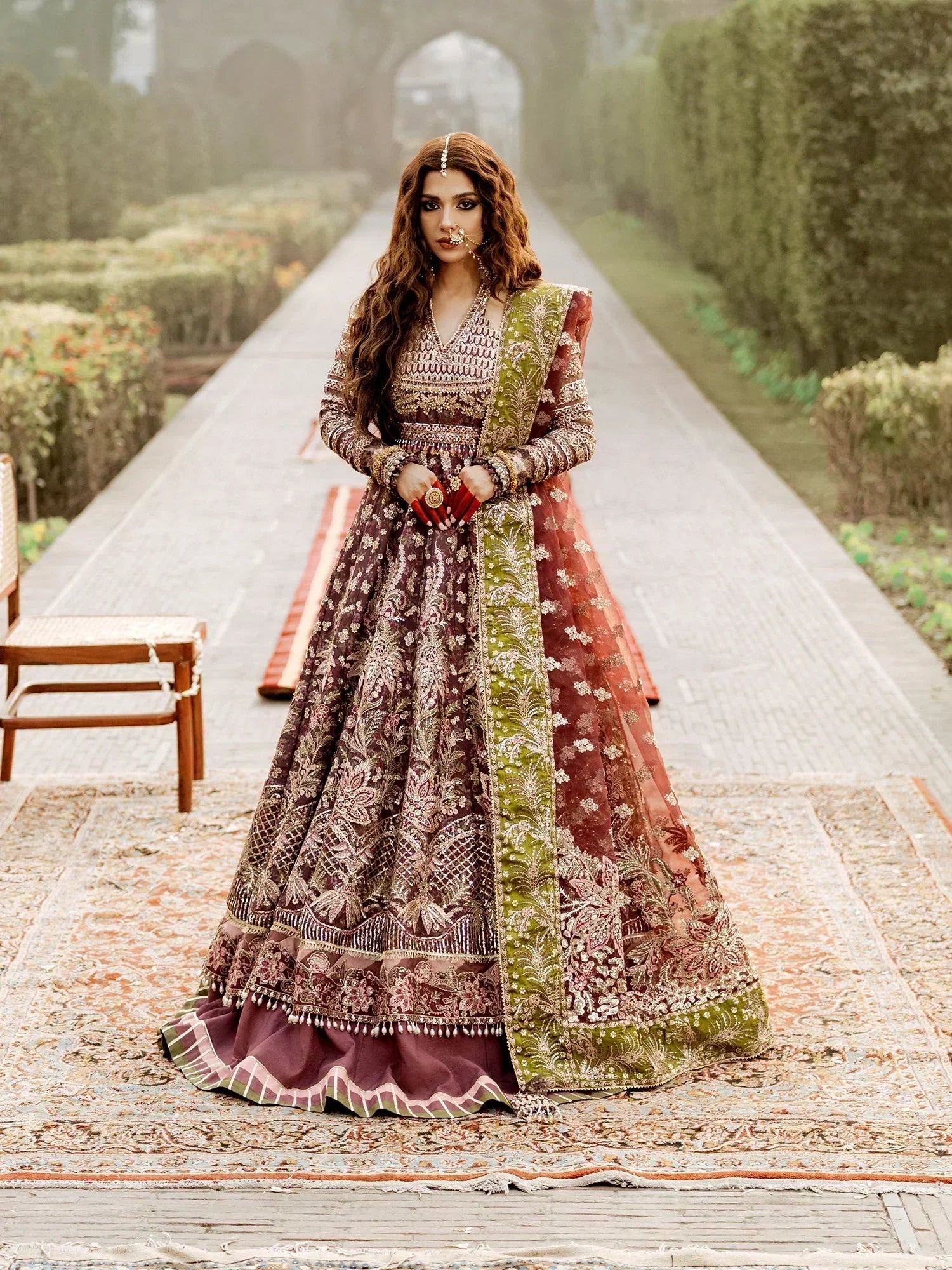 Maryam Hussain | Gulaab Wedding Formals 24 | Ronak - Riwayat-e-Khas