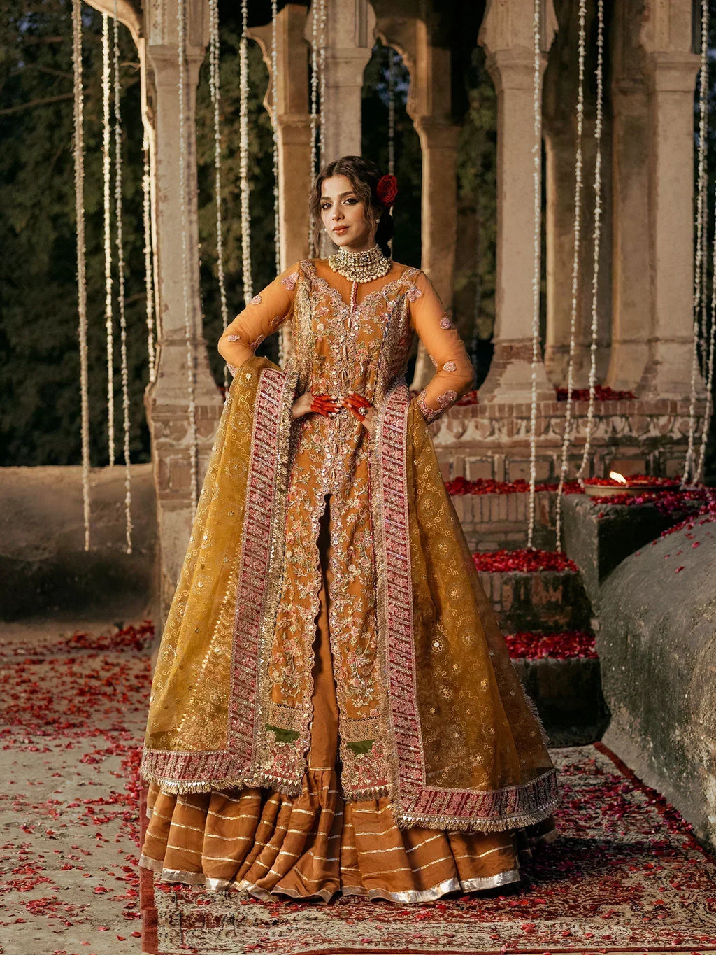 Maryam Hussain | Gulaab Wedding Formals 24 | Sandli - Riwayat-e-Khas
