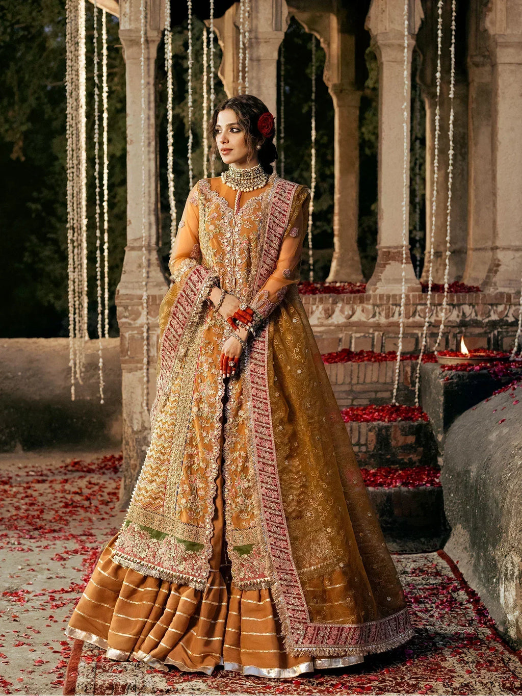 Maryam Hussain | Gulaab Wedding Formals 24 | Sandli - Riwayat-e-Khas