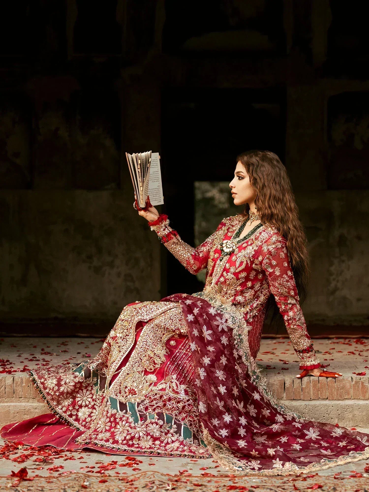 Maryam Hussain | Gulaab Wedding Formals 24 | Ishq - Riwayat-e-Khas