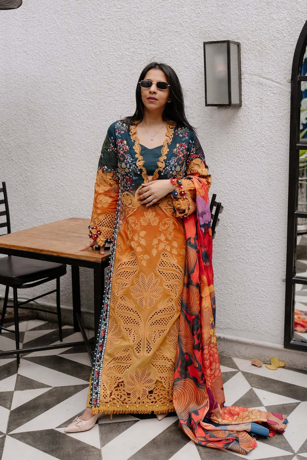 Afrozeh | Lawn 25 | Halcy