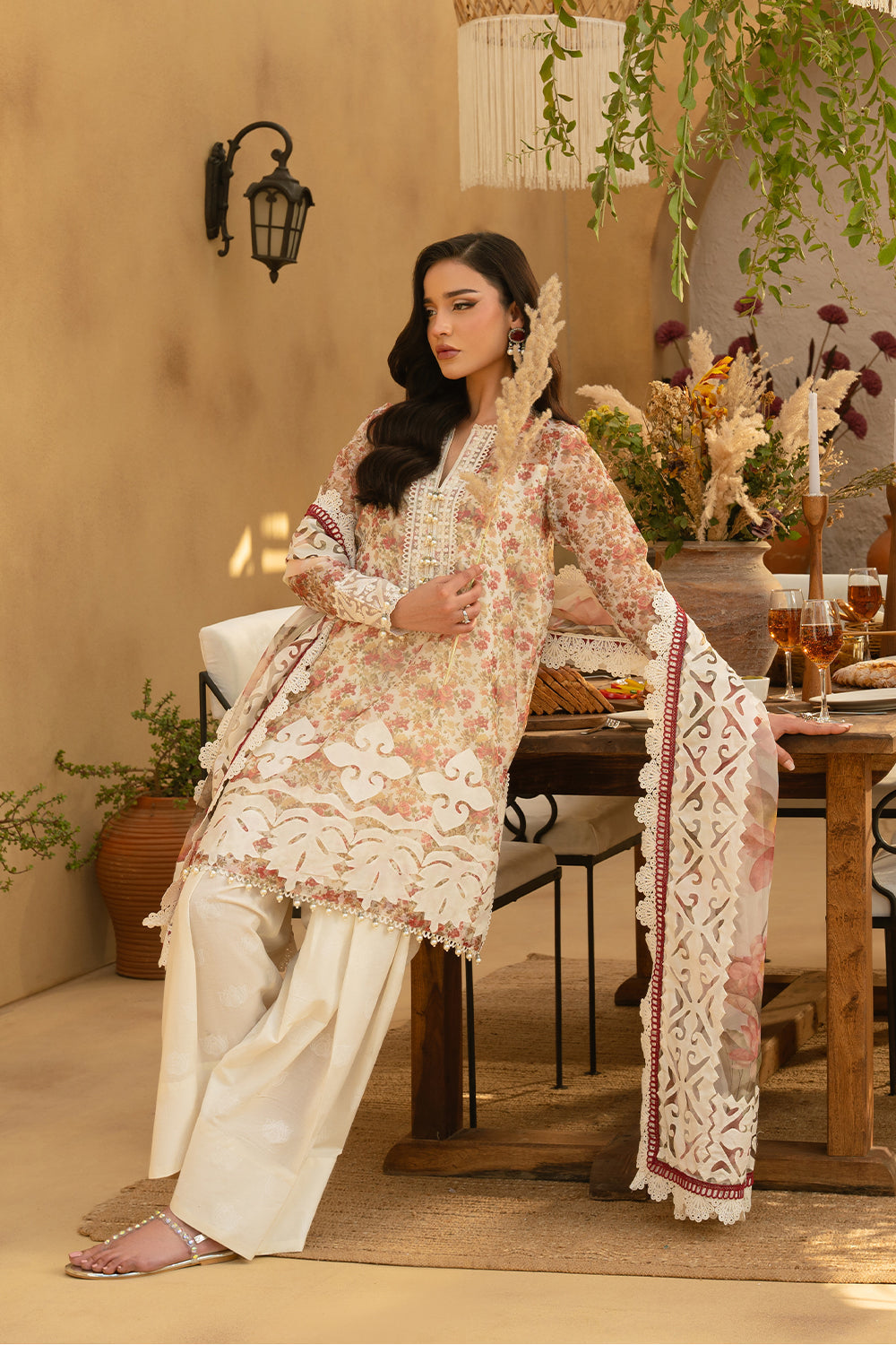 Saira Rizwan | Luxury Lawn 25 | MAYA-SRL25-06 - Riwayat-e-Khas