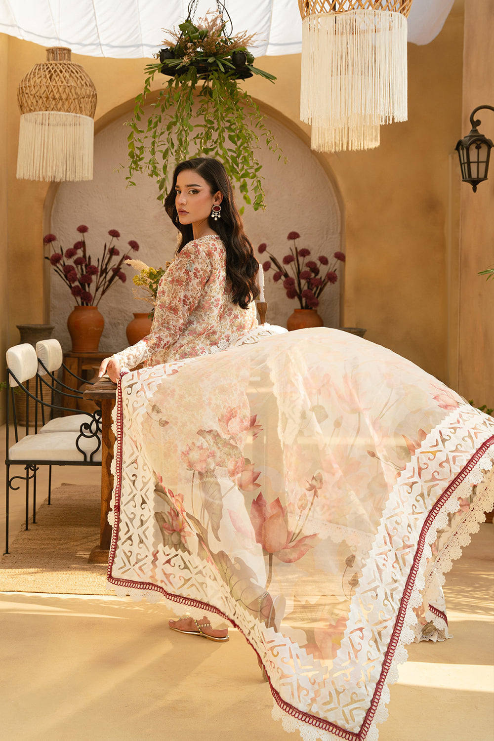 Saira Rizwan | Luxury Lawn 25 | MAYA-SRL25-06 - Riwayat-e-Khas