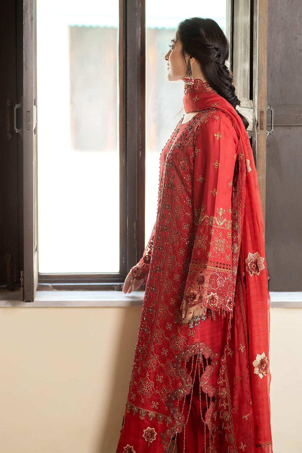 Raeesa Premium | Kimora Lawn Collection | Kimora | HL-14 Nora - House Of Anaya