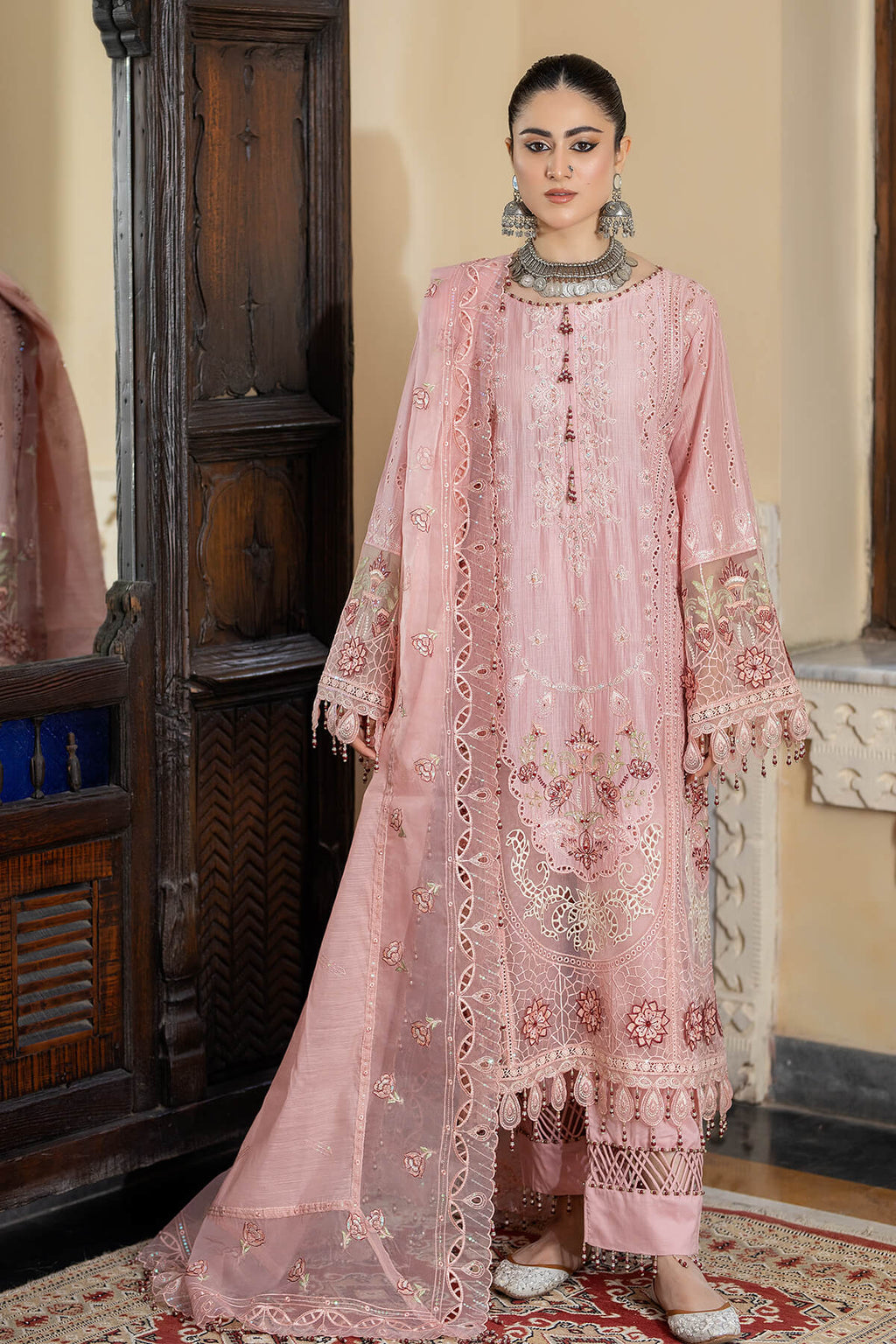 Raeesa Premium | Kimora Lawn Collection |  Kimora | HL-17 Irsa - House Of Anaya