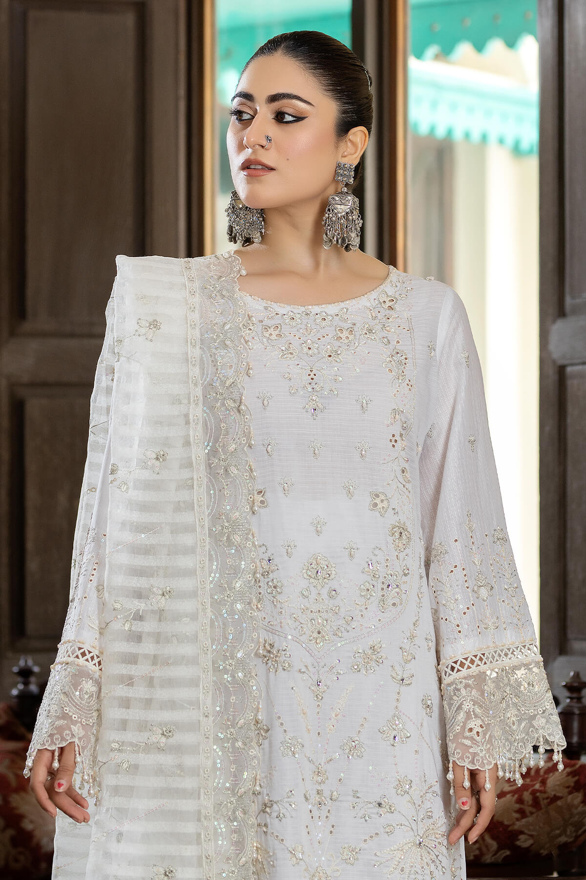 Raeesa Premium | Kimora Lawn Collection | Kimora | HL-18 Marwa - House Of Anaya