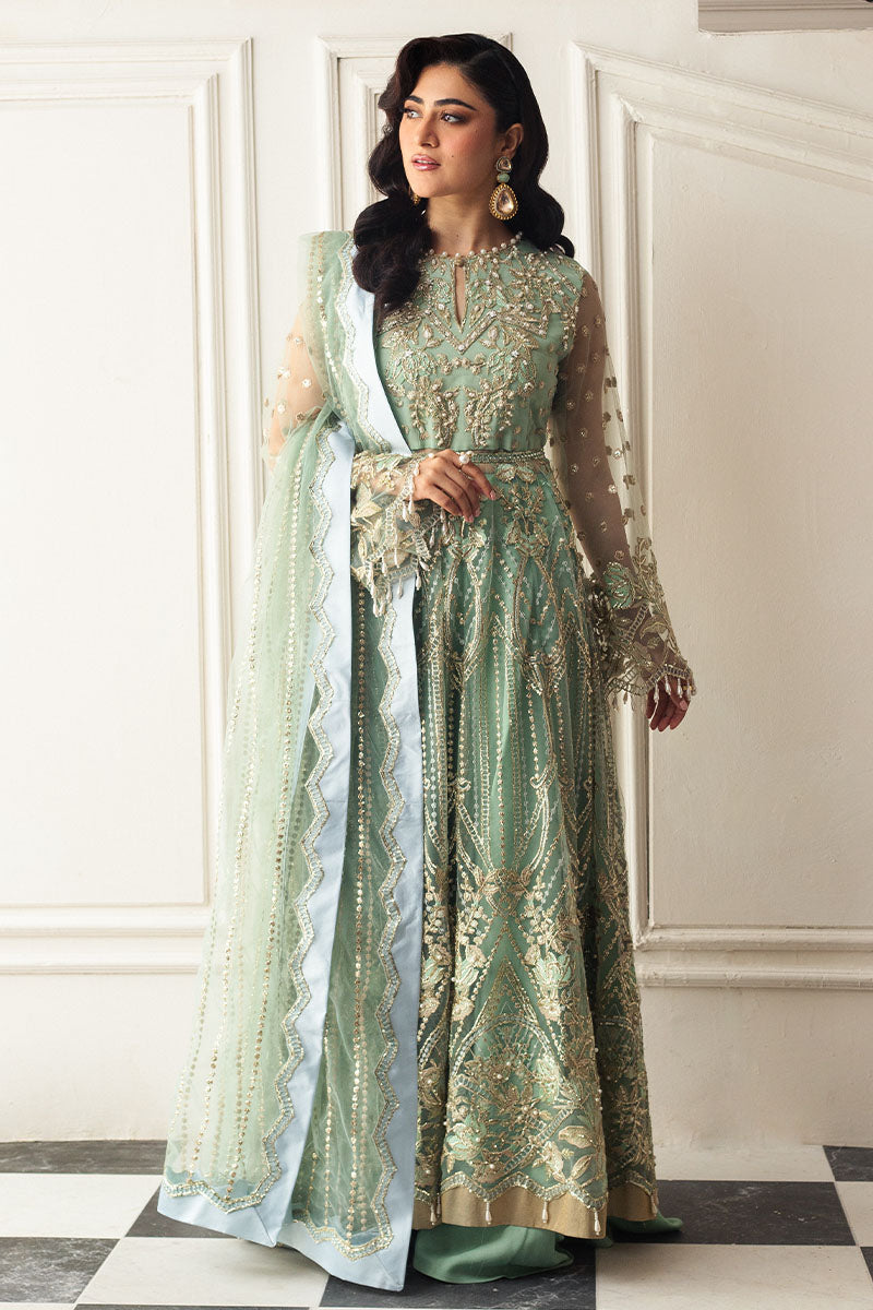 Mushq | Hemline Aura Debut Wedding Formals | PISTACHIO - House Of Anaya
