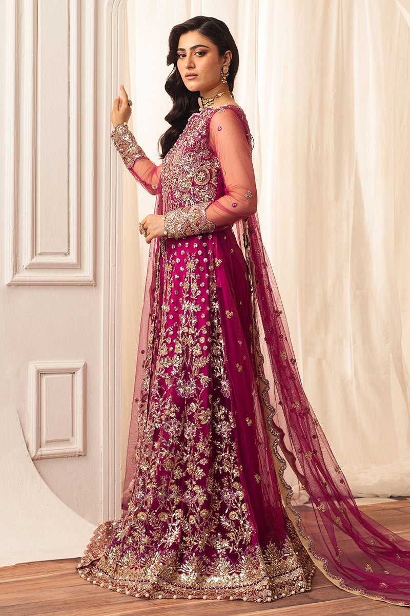 Mushq | Hemline Aura Debut Wedding Formals | FUCHSIA - House Of Anaya