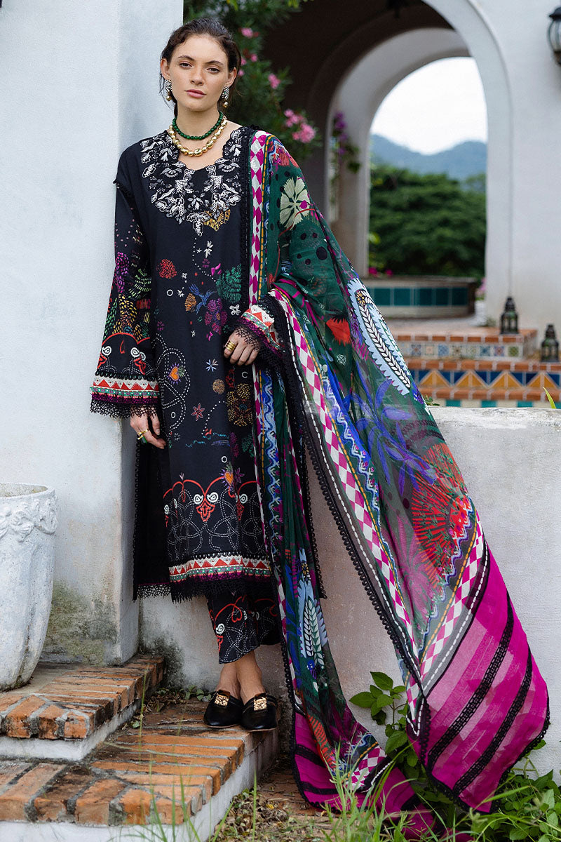 Mushq | Mirasol Printed Cambric | Medi Noche