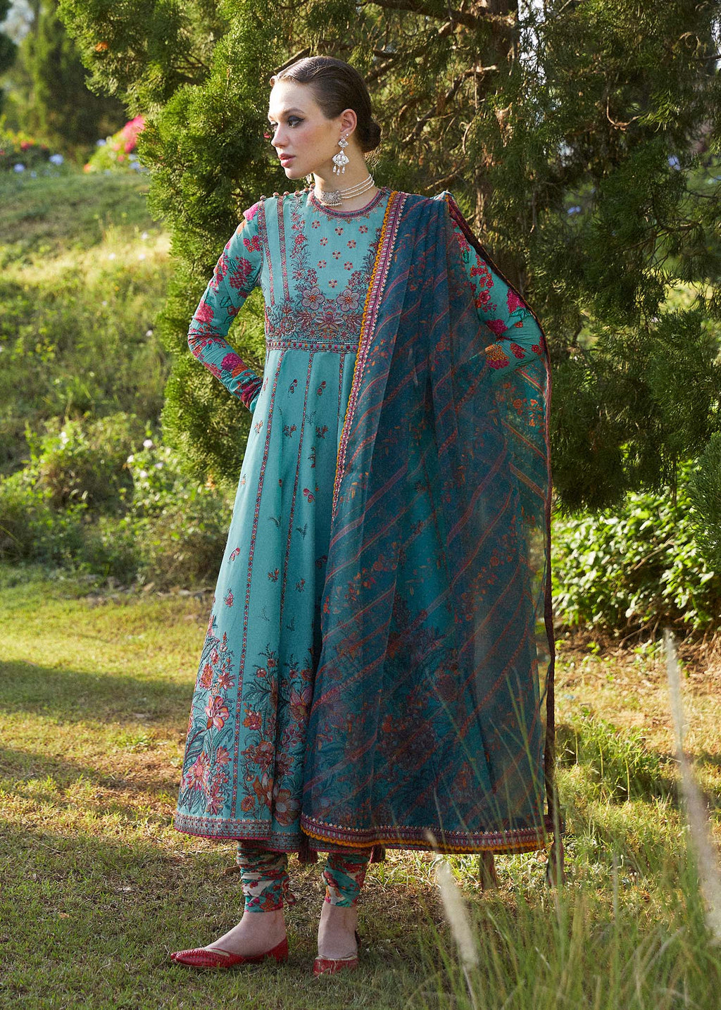 Hussain Rehar | Zaiba-Eid Lawn Collection24 | Jheel - House Of Anaya