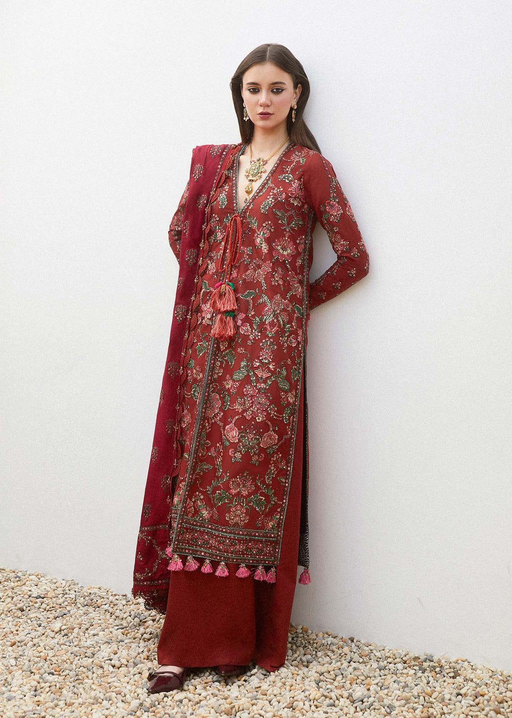 Hussain Rehar | Eid Luxury Lawn SS/24 | Ruhi - House Of Anaya
