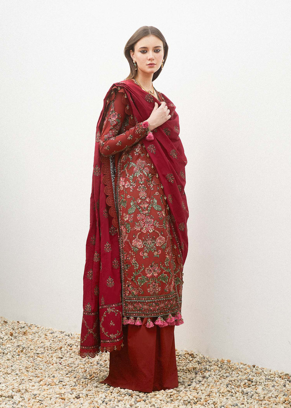 Hussain Rehar | Eid Luxury Lawn SS/24 | Ruhi - House Of Anaya