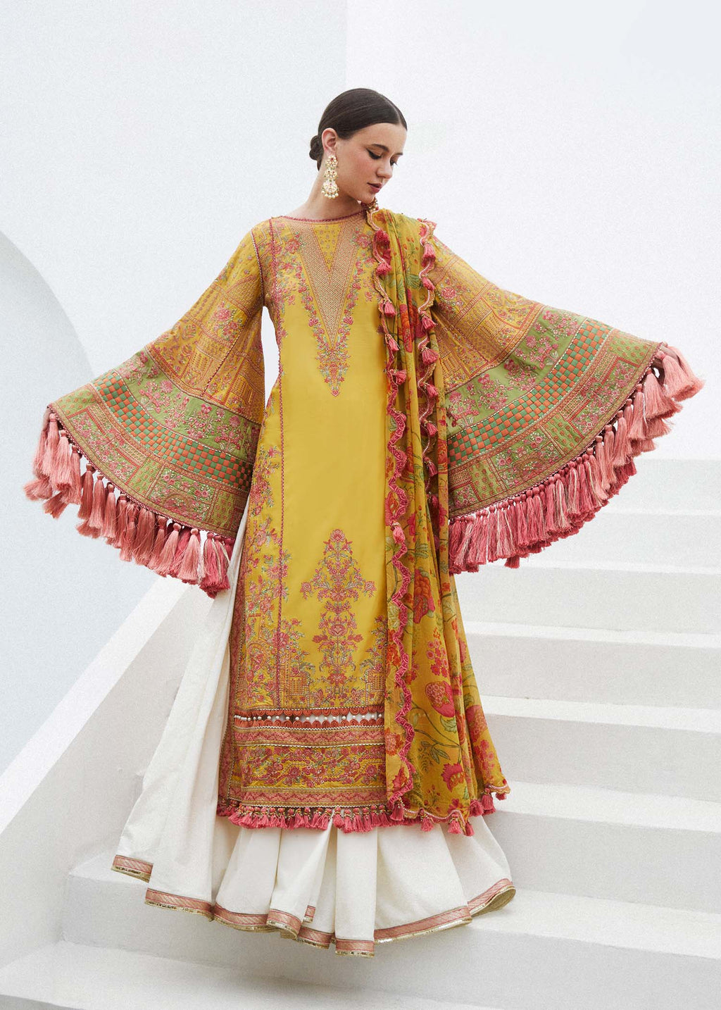 Hussain Rehar | Eid Luxury Lawn SS/24 | EUPHORIA - House Of Anaya
