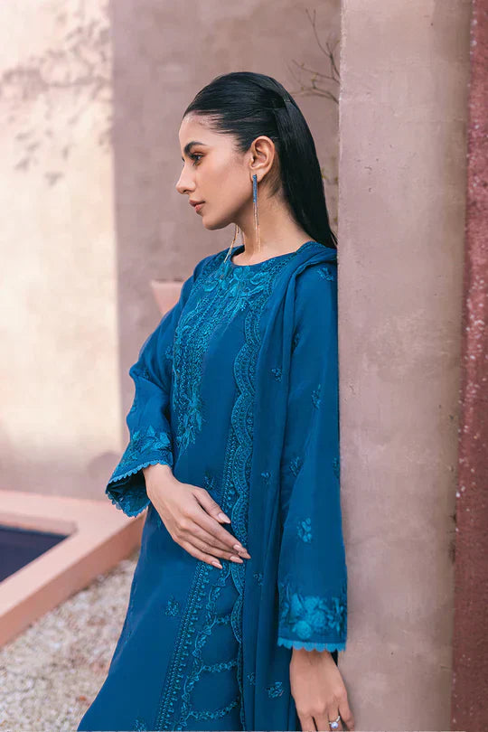 Azure | Embroidered Ensembles 3 Pcs | Hydrangea Hues - Riwayat-e-Khas