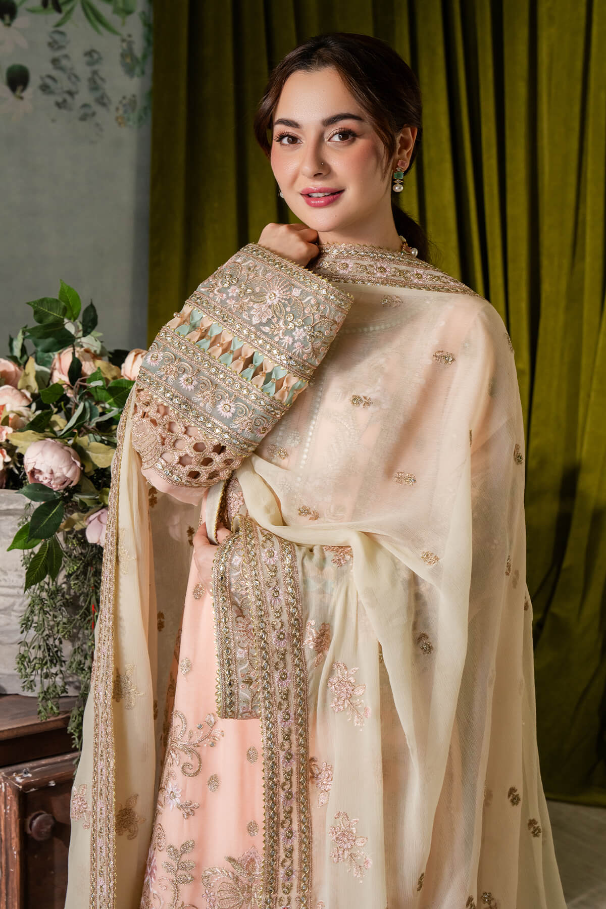 Imrozia Premium | Naina Chiffon | I-193 Kashud - House Of Anaya