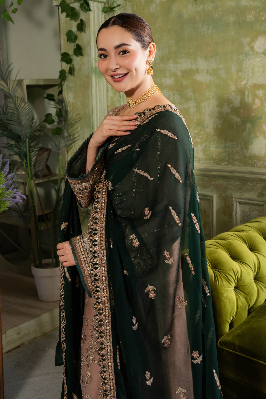 Imrozia Premium | Naina Chiffon Collection | I-195 Gul